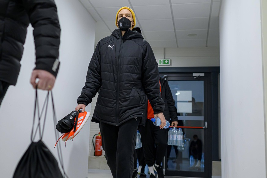 Bratislava, 17. Januar 2022: Handball EHF EM, Vorrunde, Gruppe D, Deutschland - Training Kai H