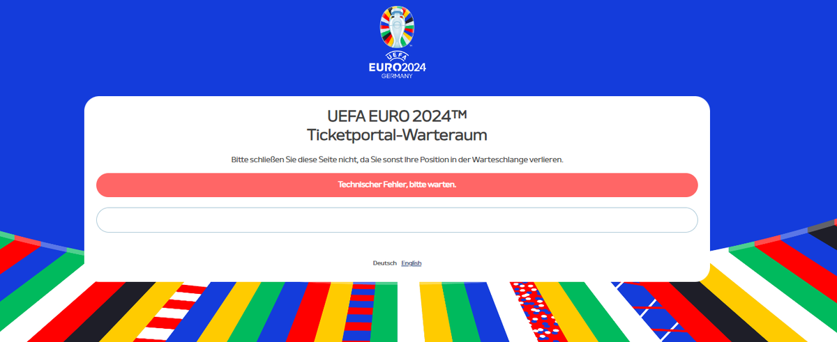 Ernüchterung bei den Wartenden: im Ticketshop gab es einen technischen Fehler.