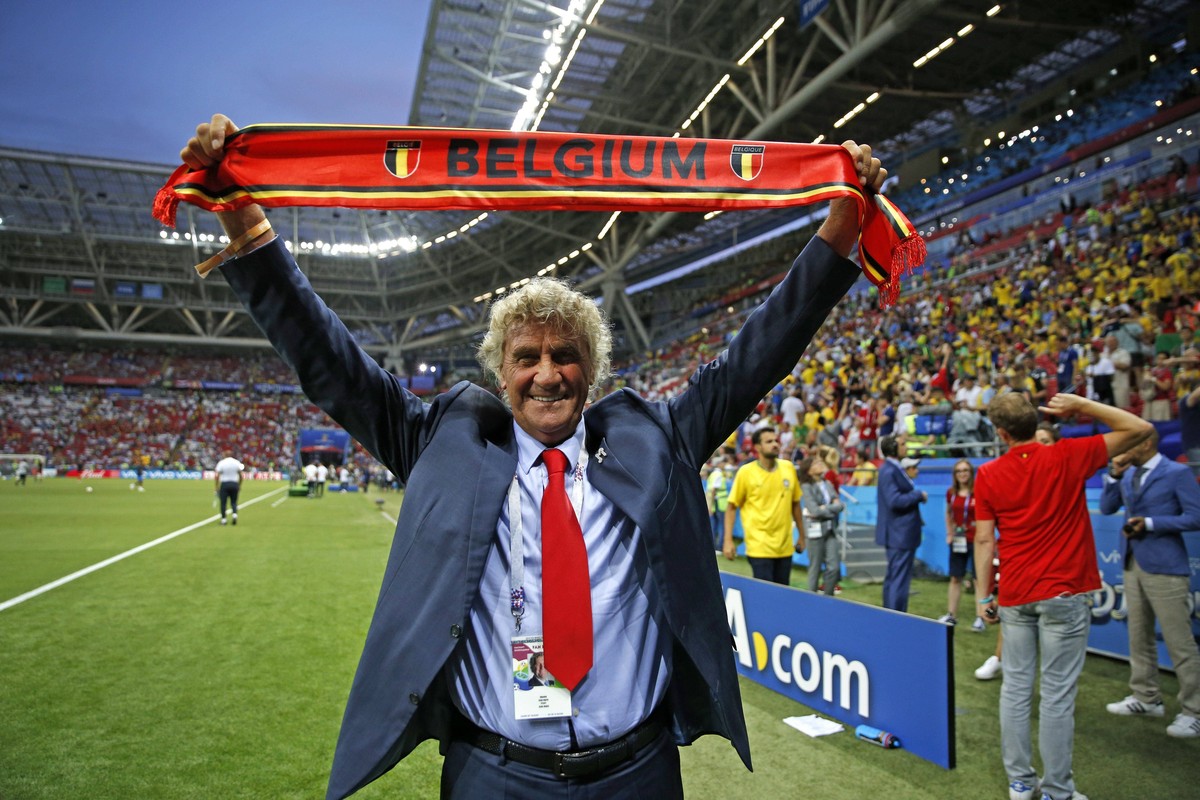 Kazan, Russia - July 6 : Jean-Marie Pfaff during the FIFA 2018 World Cup Russia Quarter-final match between Brazil and Belgium at the Kazan Arena Stadium on July 6, 2018 in Kazan, Russia, 6/07/2018 FO ...