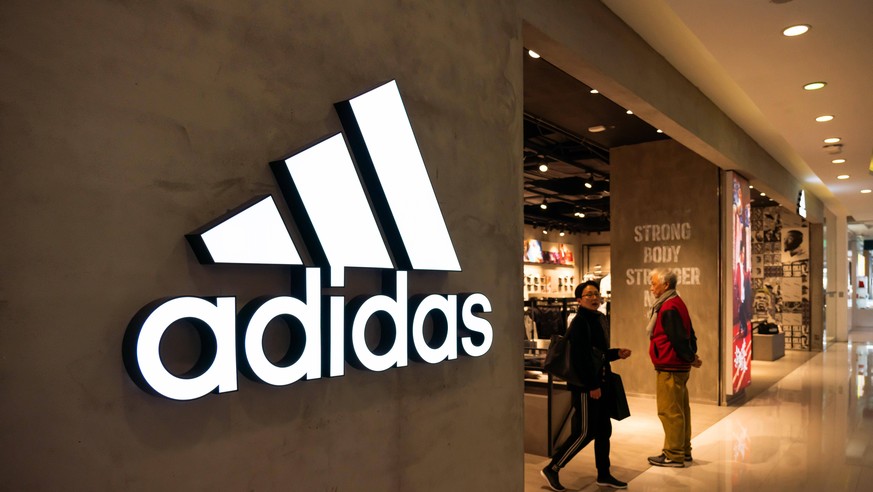 January 12, 2020, Shanghai, China: German multinational sportswear corporation Adidas store and logo seen in Shanghai. Shanghai China PUBLICATIONxINxGERxSUIxAUTxONLY - ZUMAs197 20200112zabs197085 Copy ...