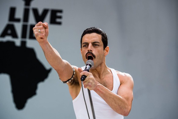 Rami Malek als Freddie Mercury in "Bohemian Rhapsody".