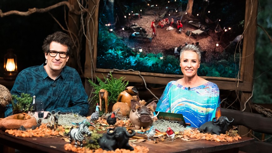 Daniel Hartwich und Sonja Zietlow sind auch dieses Jahr wieder für flotte Sprüche im Dschungelcamp zu haben.