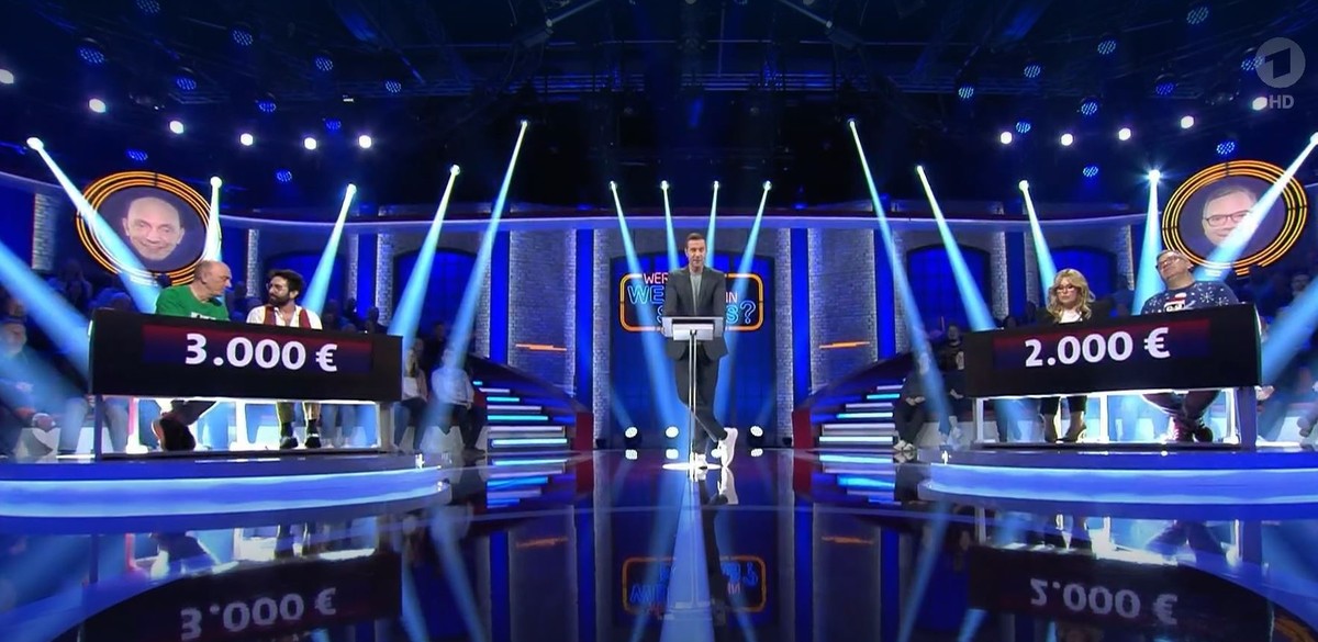 Im Finale erspielt das Team Bernhard 3000 Euro und Team Elton 2000 Euro.