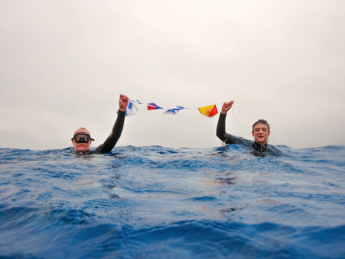 British explorer finally reaches Point Nemo the most remote place on Earth Story from Jam Press Point Nemo Pictured: Chris and Mika in the water at Nemo. British explorer finally reaches Point Nemo th ...