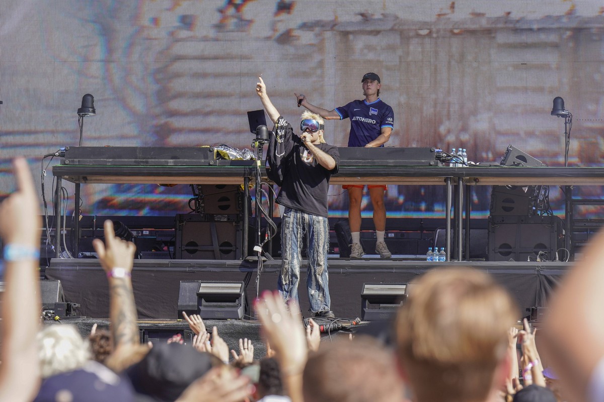 Lollapalooza-Festival 2023 in Berlin, Ski Aggu Lollapalooza-Festival 2023 in Berlin, 9.9.2023 Berlin Berlin GER *** Lollapalooza Festival 2023 in Berlin, Ski Aggu Lollapalooza Festival 2023 in Berlin, ...
