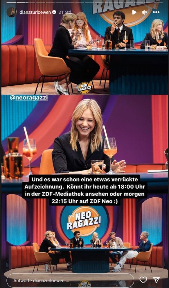 Diana zur Löwen war bei "Neo Ragazzi" zu Gast.