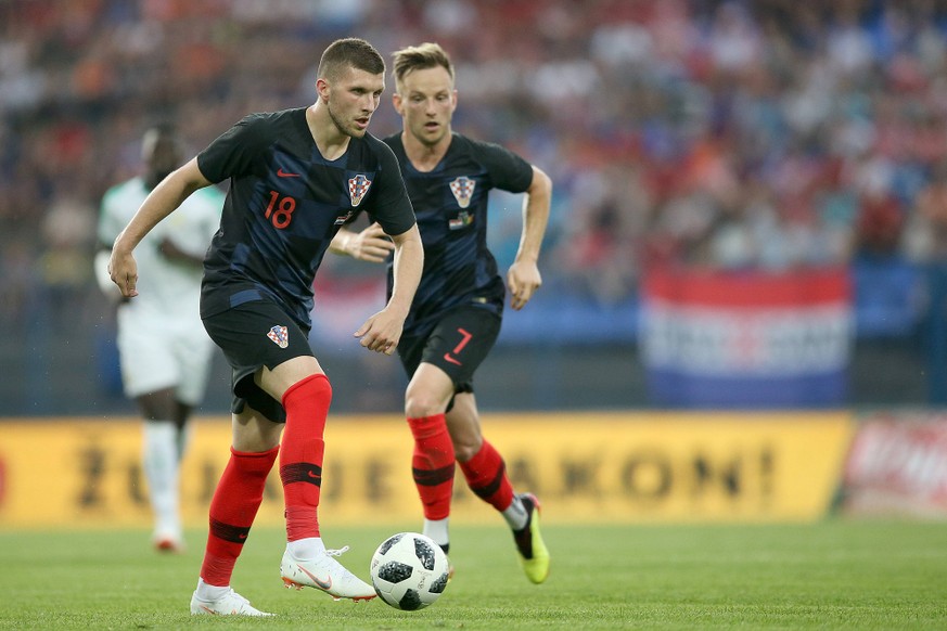 Croatia vs Senegal 08.06.2018., Osijek, Croatia - Friendly football match between Croatia and Senegal at Gradski vrt stadium. Ante Rebic. PUBLICATIONxINxGERxSUIxAUTxHUNxONLY GoranxStanzl/PIXSELL