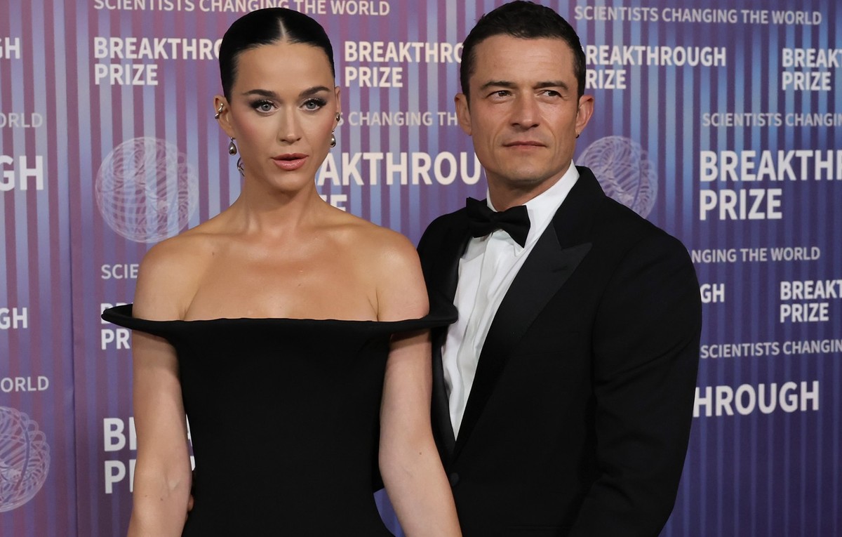 LOS ANGELES, CALIFORNIA - APRIL 13: Katy Perry and Orlando Bloom attend the 10th Annual Breakthrough Prize Ceremony at Academy Museum of Motion Pictures on April 13, 2024 in Los Angeles, California. ( ...