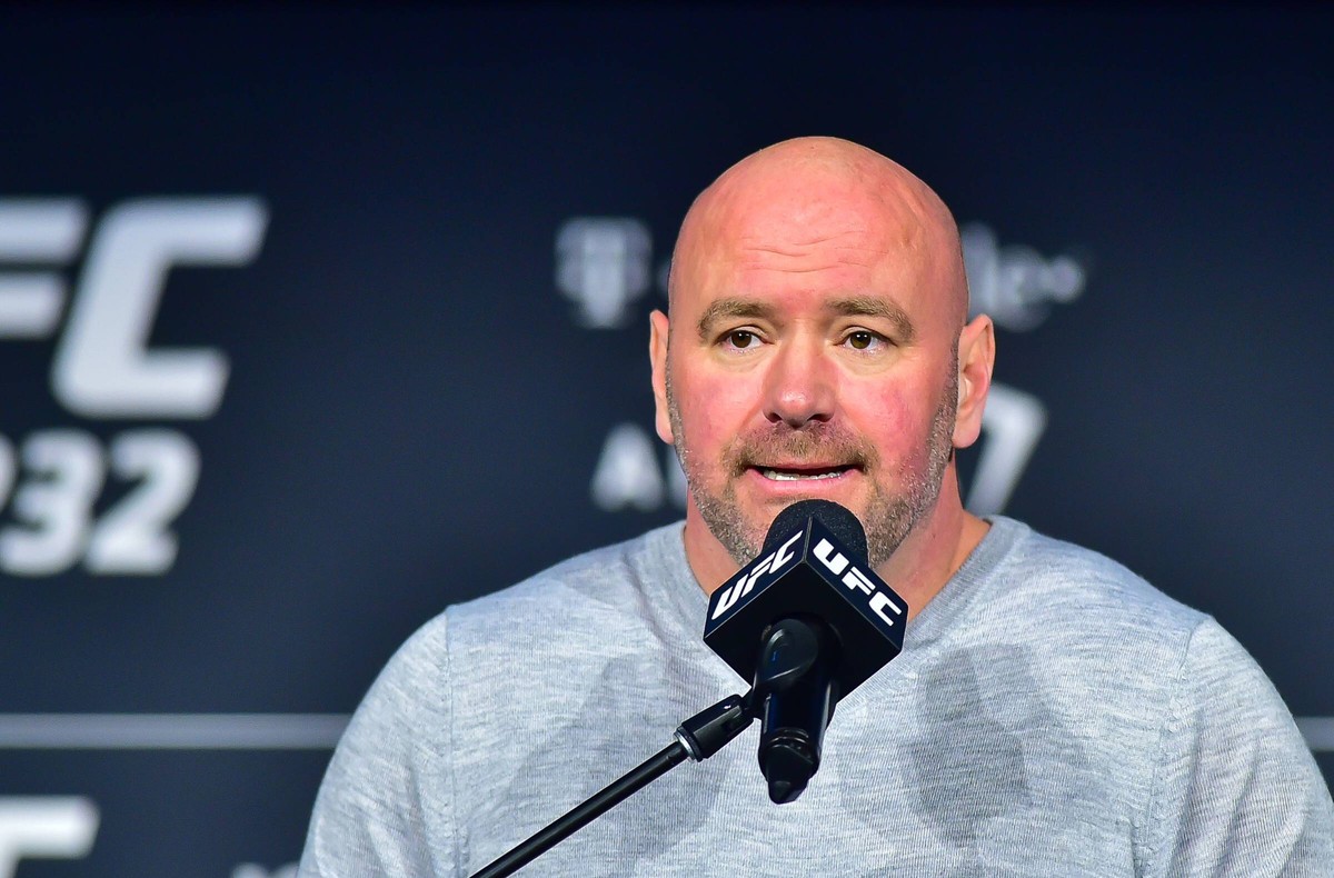 November 2, 2018 - New York, New York, U.S. - Dana White during UFC 232 press conference PK Pressekonferenz at Madison Square Garden. Martial Arts 2018: UFC 232 PUBLICATIONxINxGERxSUIxAUTxONLY - ZUMA  ...