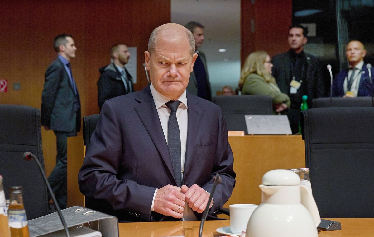 Bundeskanzler Olaf Scholz SPD, Foto sagte am Donnerstag 14.11.2024 in seiner Rolle als ehemaliger Finanzminister vor der 93. Sitzung des 1. Untersuchungsausschusses Afghanistan des Deutschen Bundestag ...