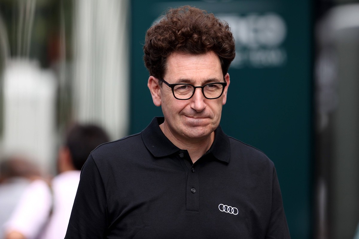 01.09.2024, xsvx, Motorsport FIA Formel 1, Gro�er Preis von Italien 2024 emspor, v.l. Mattia Binotto Audi FIA REGULATIONS PROHIBIT ANY USE OF PHOTOGRAPHS as IMAGE SEQUENCES and/or QUASI-VIDEO Monza ** ...