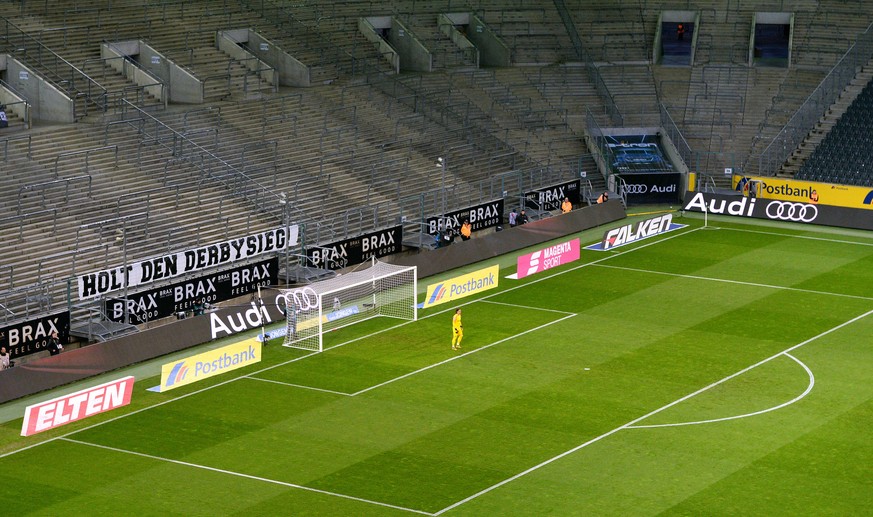 Am Mittwoch gab es in Gladbach ein Geisterspiel.