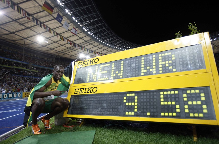 Zuerst Chicken Nuggets, dann Fabelweltrekord – Usain Bolt brilliert in Berlin
