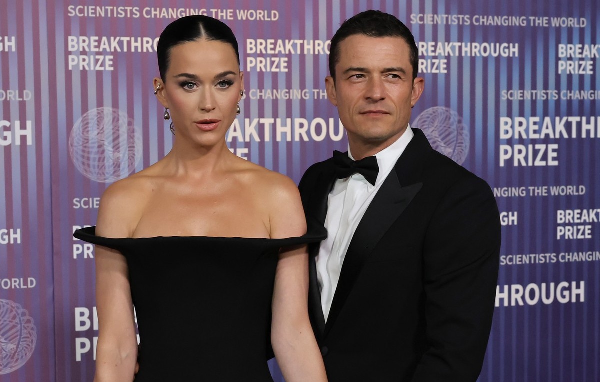 LOS ANGELES, CALIFORNIA - APRIL 13: Katy Perry and Orlando Bloom attend the 10th Annual Breakthrough Prize Ceremony at Academy Museum of Motion Pictures on April 13, 2024 in Los Angeles, California. ( ...