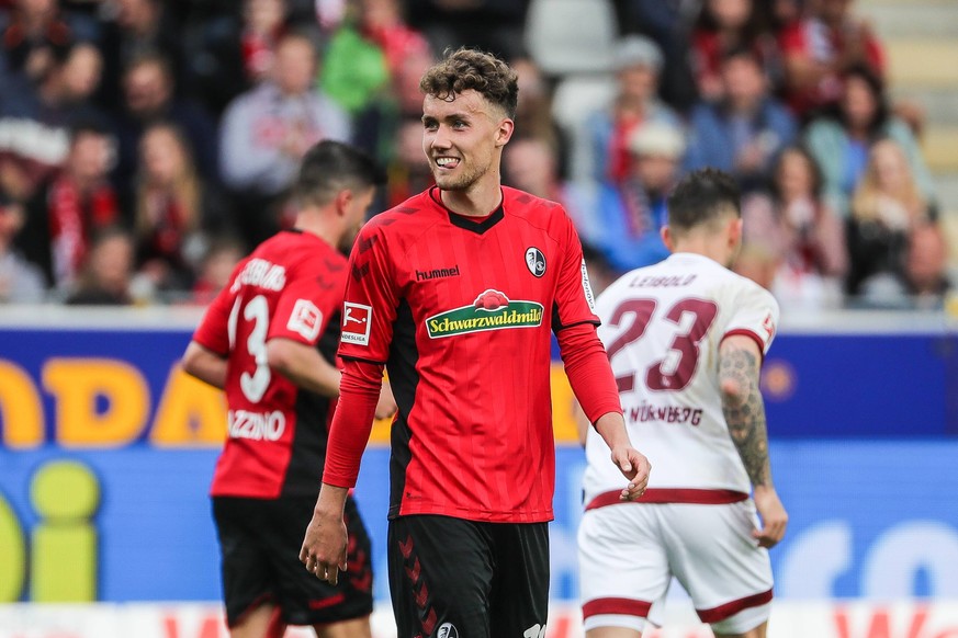 Fussball Bundesliga - 18/19 - SC Freiburg vs. 1. FC Nuernberg - 18-05-2019 Luca Waldschmidt (SC Freiburg 11), beim Fussball Bundesliga Spiel zwischen dem SC Freiburg und 1. FC Nuernberg, am Samstag, d ...