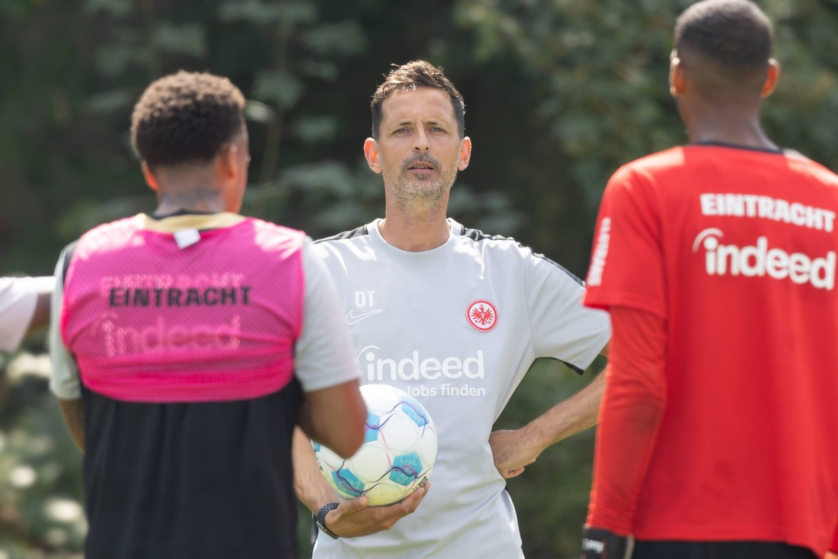 Training Eintracht Frankfurt Trainer Dino Toppm