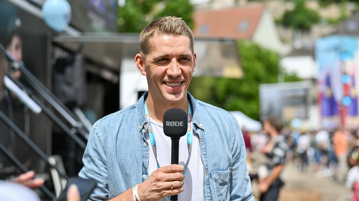 Breisach am Rhein Pinot and Rock 2024, Festival, 07.07.2024 Nils Petersen ehemaliger Fussballprofi beim SC Freiburg auf dem Festival. Pinot and Rock 2024, Festival, 07.07.2024 *** Breisach am Rhein Pi ...