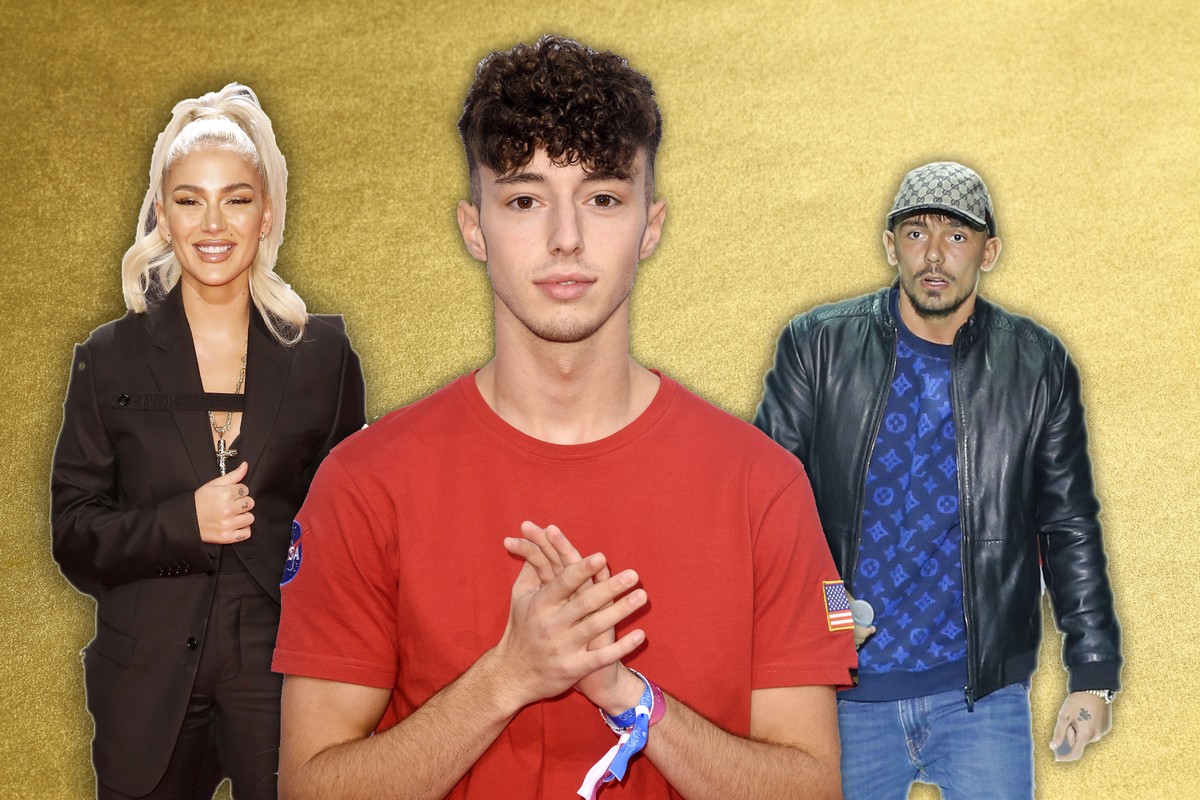 Gar nicht mal so schlecht macht Mario (m.) das – er packt Loredana (l.) und Capital Bra auf einen Song.