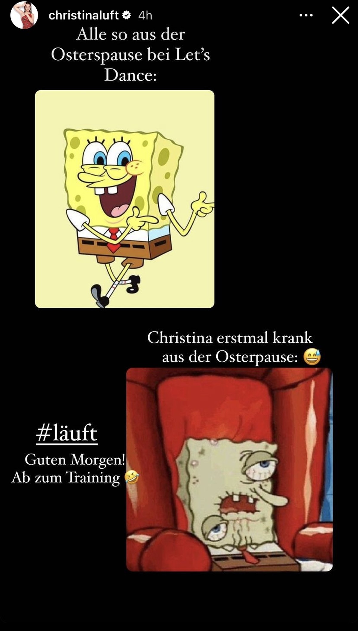 So veranschaulichte Christina Luft ihren Gemütszustand.