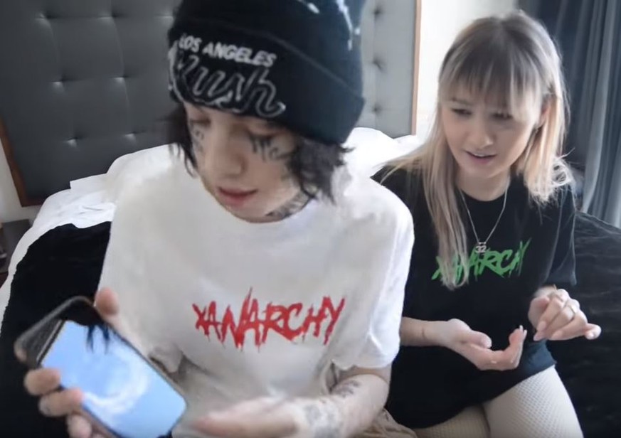 Lil Xan und seine Freundin Annie Smith zeigen auf Youtube Ultraschallbilder ihres künftigen Kindes. Alles nur ein großer Bluff?