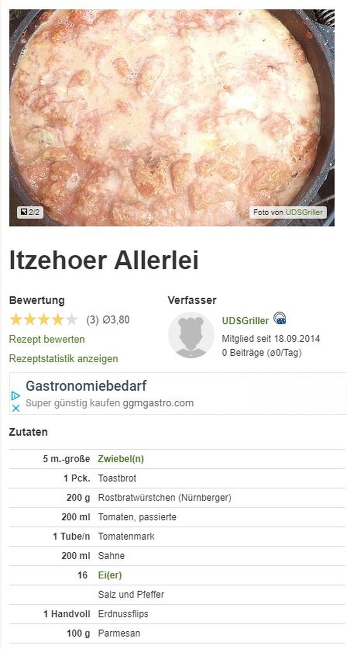Screenshot Chefkoch.de Worst of Chefkoch