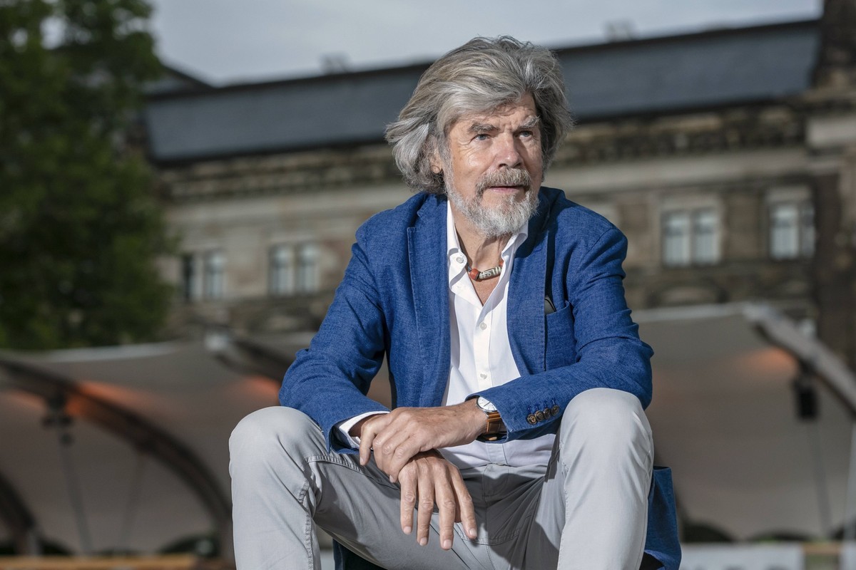 Der italienische Extrembergsteiger und Buchautor Reinhold Andreas Messner geb. 17. September 1944 in Brixen, S