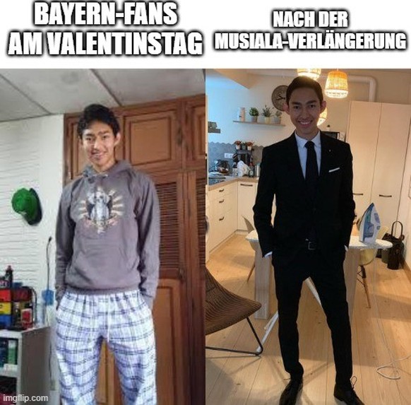 Jamal Musiala macht die Fans des FC Bayern glücklich.