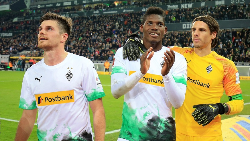 Breel Embolo (Mitte) und Yann Sommer (rechts) könnten Borussia Mönchengladbach in den kommenden Tagen verlassen.