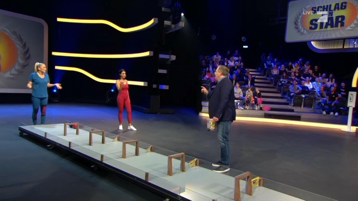 Janine, Verona und Elton: Bei diesem Spiel kamen sie schnell an ihre Grenzen.