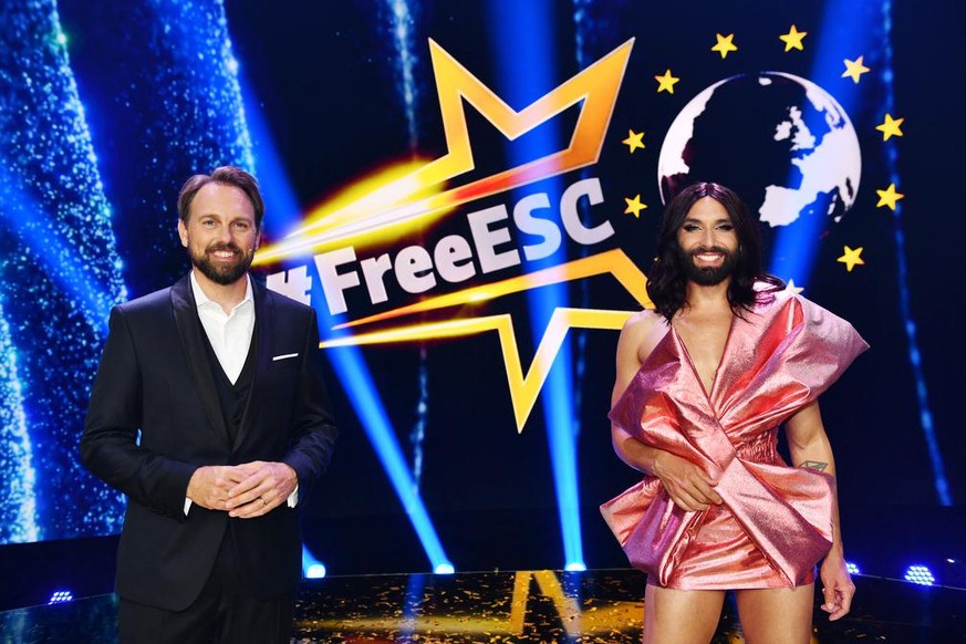 Glamour und Gala: Conchita Wurst und Steven Gaetjen fuehren am 15. Mai 2021 durch den „FREE EUROPEAN SONG CONTEST“ 2021 auf ProSieben

Ein glanzvoller Abend fuer gute Musik: Die große, internationale  ...