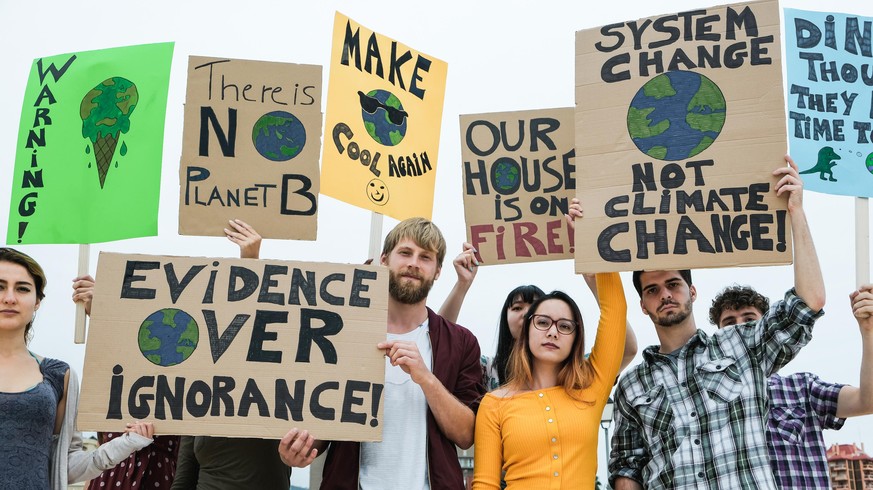 Klimaaktivismus Demo