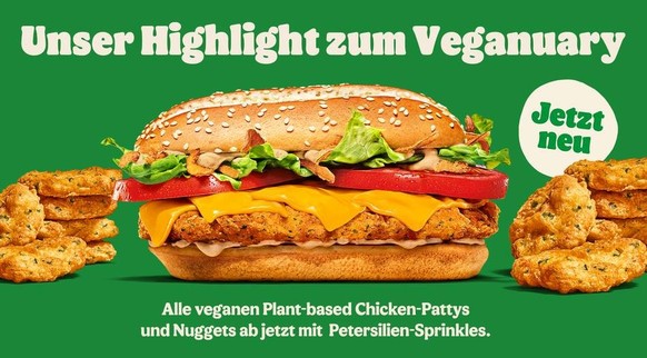 So sollen die Pattys und Nuggets von Burger King aussehen.