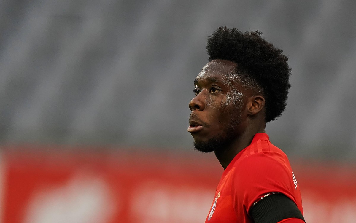 1.Bundesliga FC BAYERN MUENCHEN - EINTRACHT FRANKFURT 5-2 Muenchen, Deutschland, 23. Mai 2020, Alphonso DAVIES, FCB 19 beim Spiel 1.Bundesliga FC BAYERN MUENCHEN - EINTRACHT FRANKFURT 5-2 in der Saiso ...