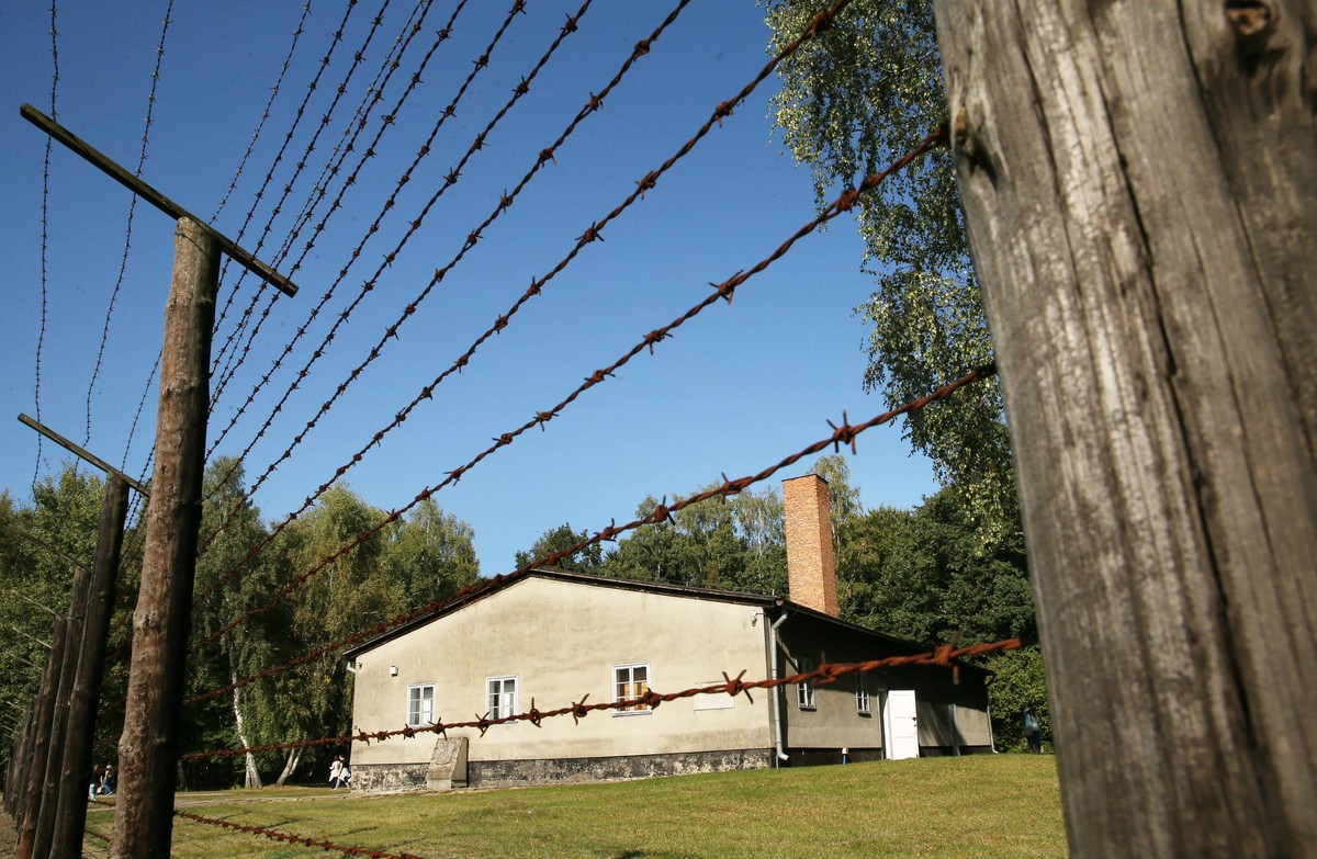 October 1, 2020, Sztutowo, Poland: A view of the former Nazi German Stutthof death camp: crematorium. The Stutthof Museum in Sztutowo. Konzentrationslager Stutthof - former German Nazi concentration c ...