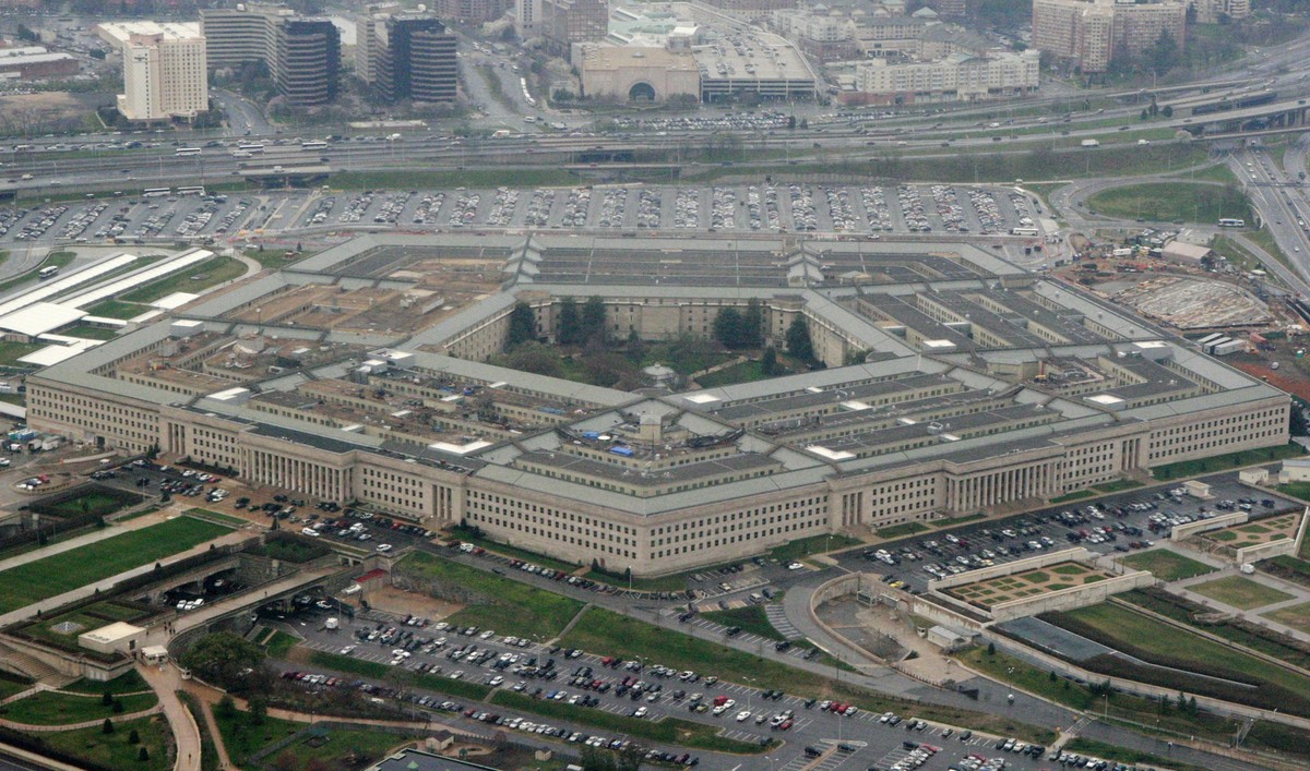 FILE - The Pentagon in Washington, March 27, 2008. The Defense Department will install solar panels on the Pentagon as part of a Biden administration plan to promote energy conservation and clean ener ...