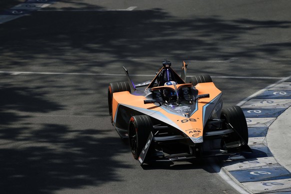 Rene Rast GER McLaren, Formel E FIA Welttmeisterschaft, Saison 9, Hyderrabad E- Prix, Telangana, Indien, 10.02.2023 *** Rene Rast GER McLaren, Formula E FIA World Championship, Season 9, Hyderrabad E  ...