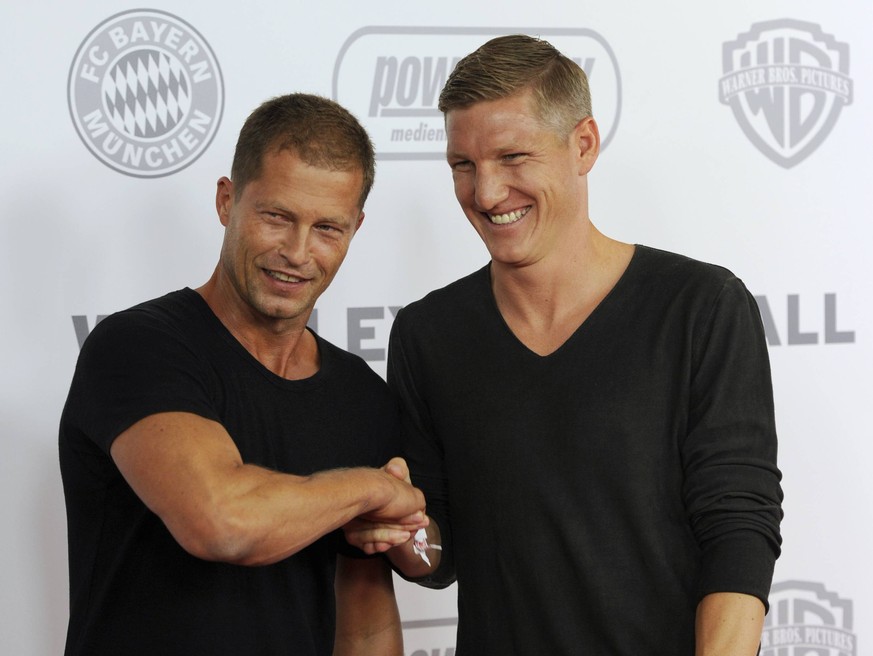 Til Schweiger und Bastian Schweinsteiger.