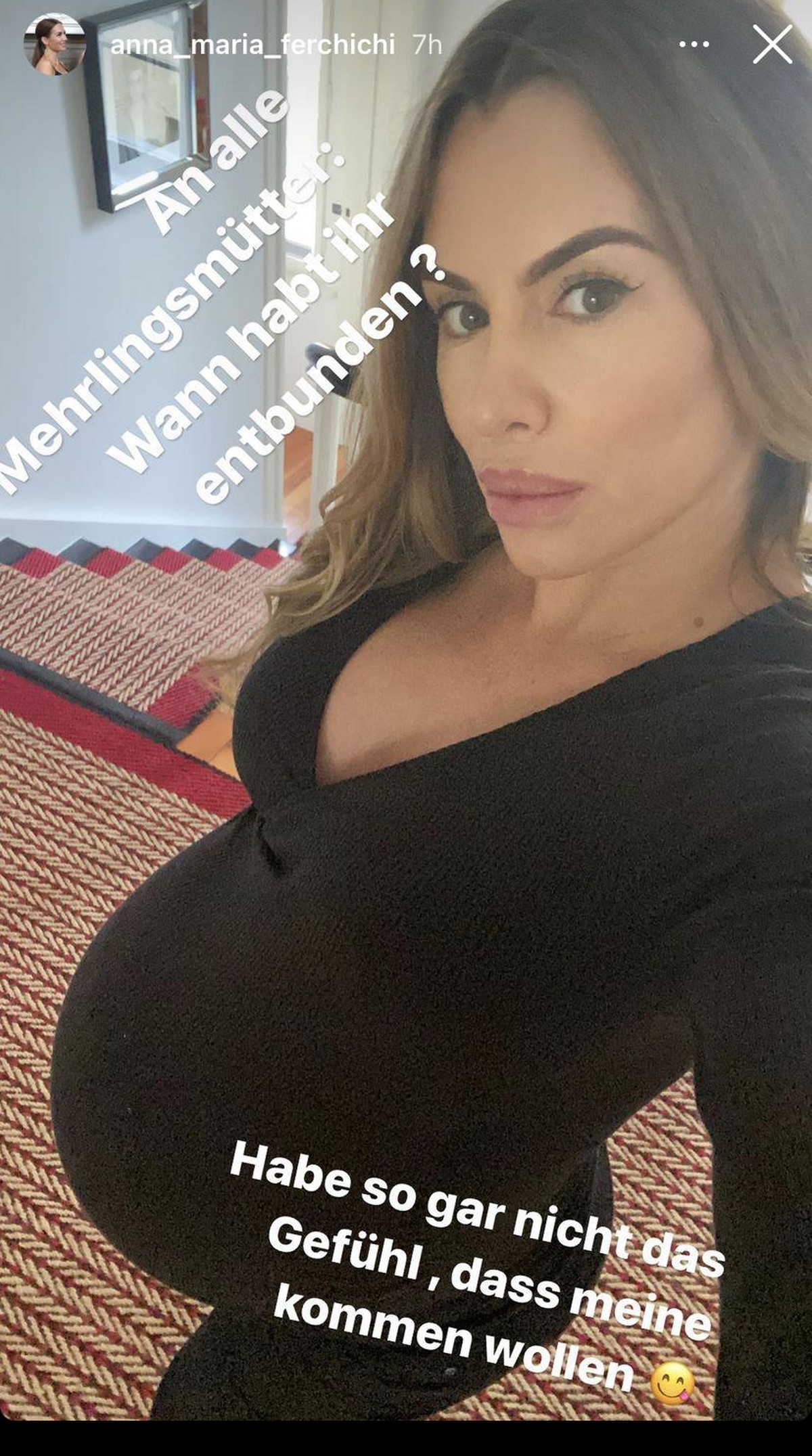 Anna-Maria Ferchichi sucht Rat bei ihren Followern.