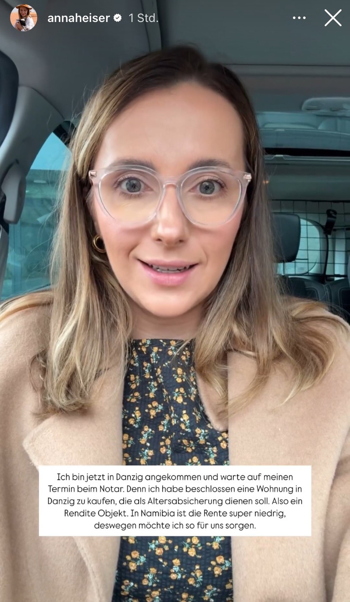 Anna Heiser spricht über einen Wohnungskauf in Polen.