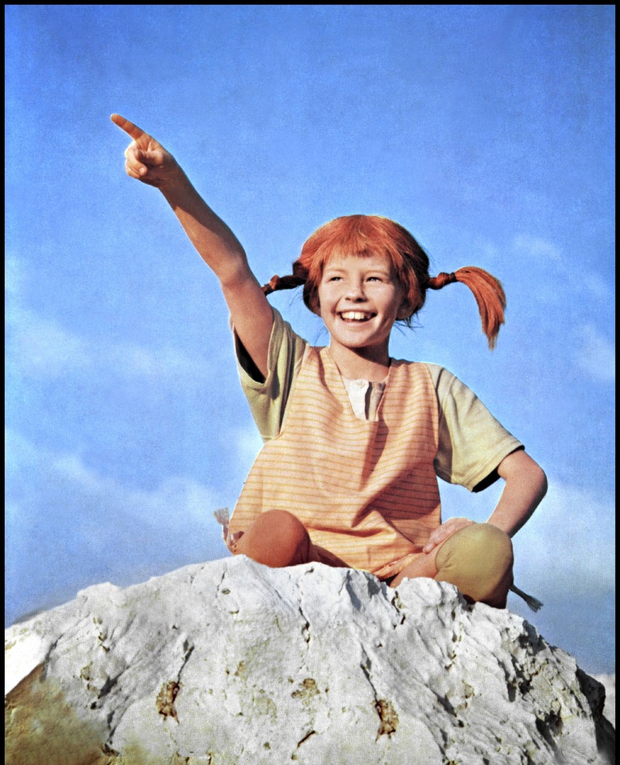 Beta Film - Iduna Film Produktiongesellschaft - Nord Art - SF / DR FIFI BRINDACIER SUR LES SEPT MERS (PIPPI LANGSTRUMP PA DE SJU HAVEN) de Olle Hellbom 1970 SUE./ALL. avec Inger Nilsson petite fille,  ...