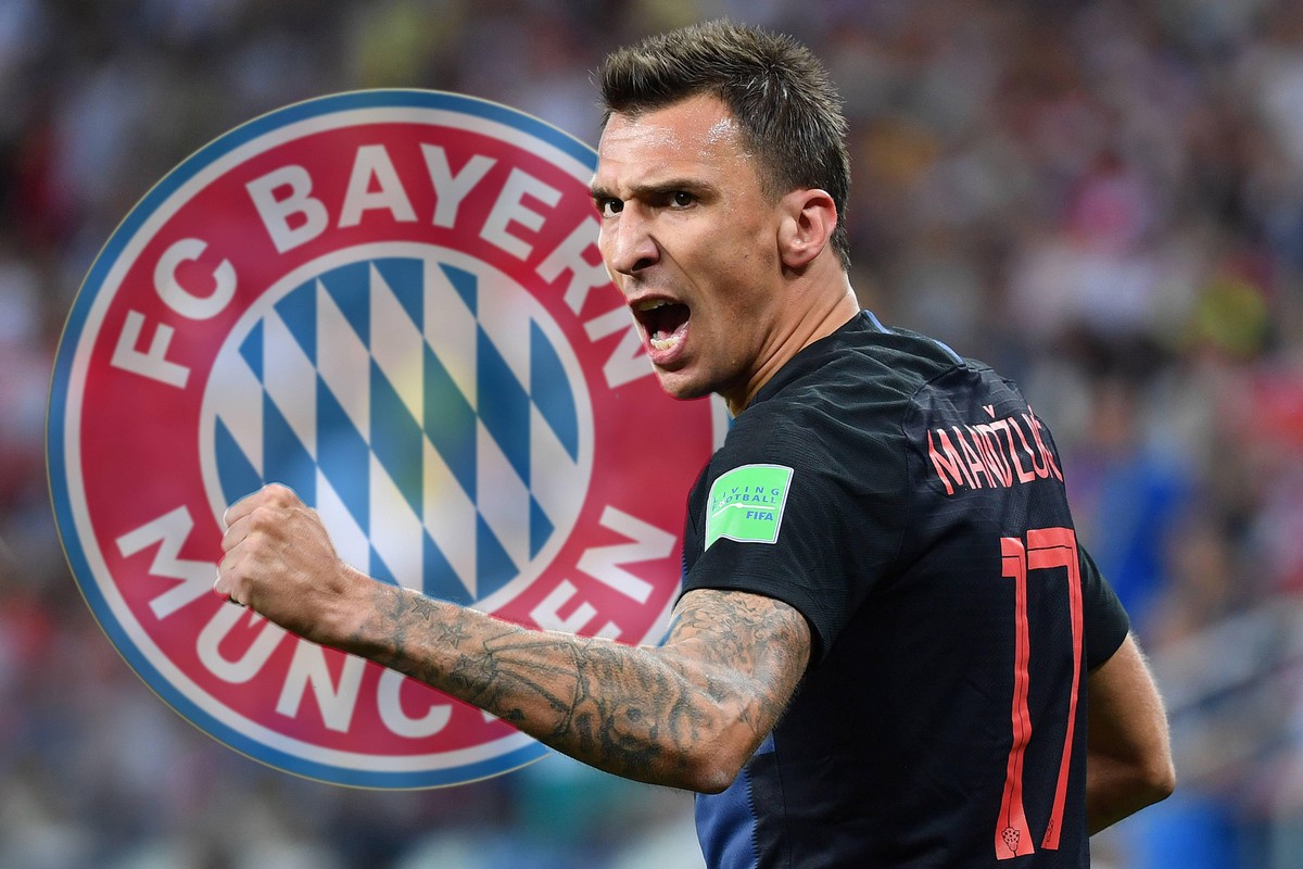 FOTOMONTAGE: Mario MANDZUKIC vor Wechsel zum FC Bayern Muenchen. Archivfoto: Torjubel Mario MANDZUKIC (CRO) nach Tor zu 1-1, Jubel,Freude,Begeisterung,, Aktion,Einzelbild,angeschnittenes Einzelmotiv,H ...