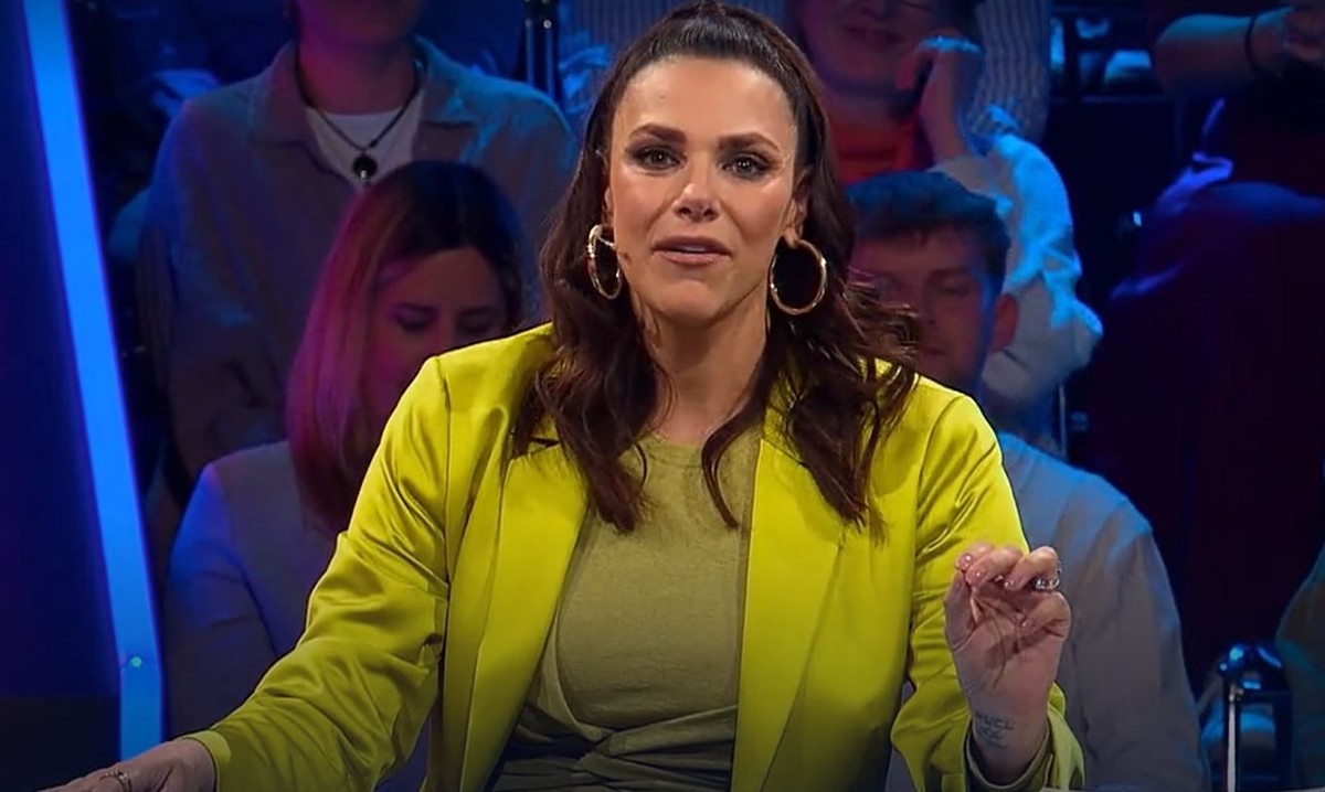 Esther Sedlaczek moderiert vor ihrer Pause noch einmal "Die große Maus-Show".