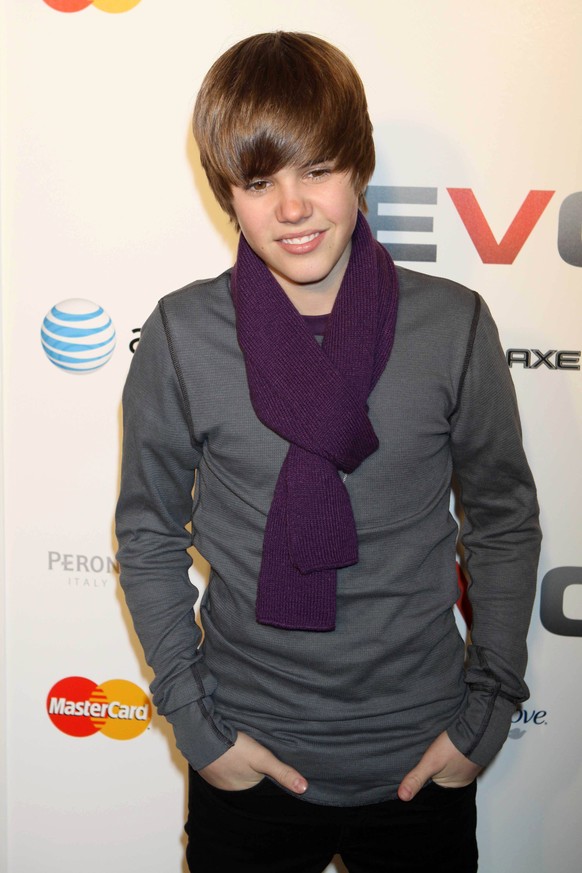 Biebers Topfschnitt wurde zu seinem Markenzeichen. 