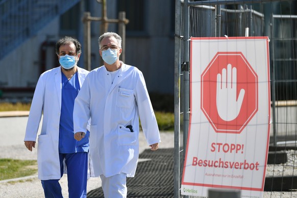 Die Helios Klinik in München: Hier wurde sogar wegen zu vieler Corona-Infektionen der normale Krankenhausbetrieb vorübergehend aufgehoben.