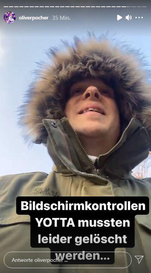 Oliver Pocher verkündet, dass er Videos bei Instagram löschen musste.