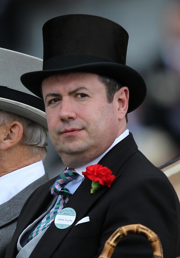Duke and Duchess of Sussex statement. File photo dated 17/06/11 of Queen Elizabeth II's private secretary Sir Edward Young, who is likely to be present during a crisis meeting at Sandringham on Monday ...