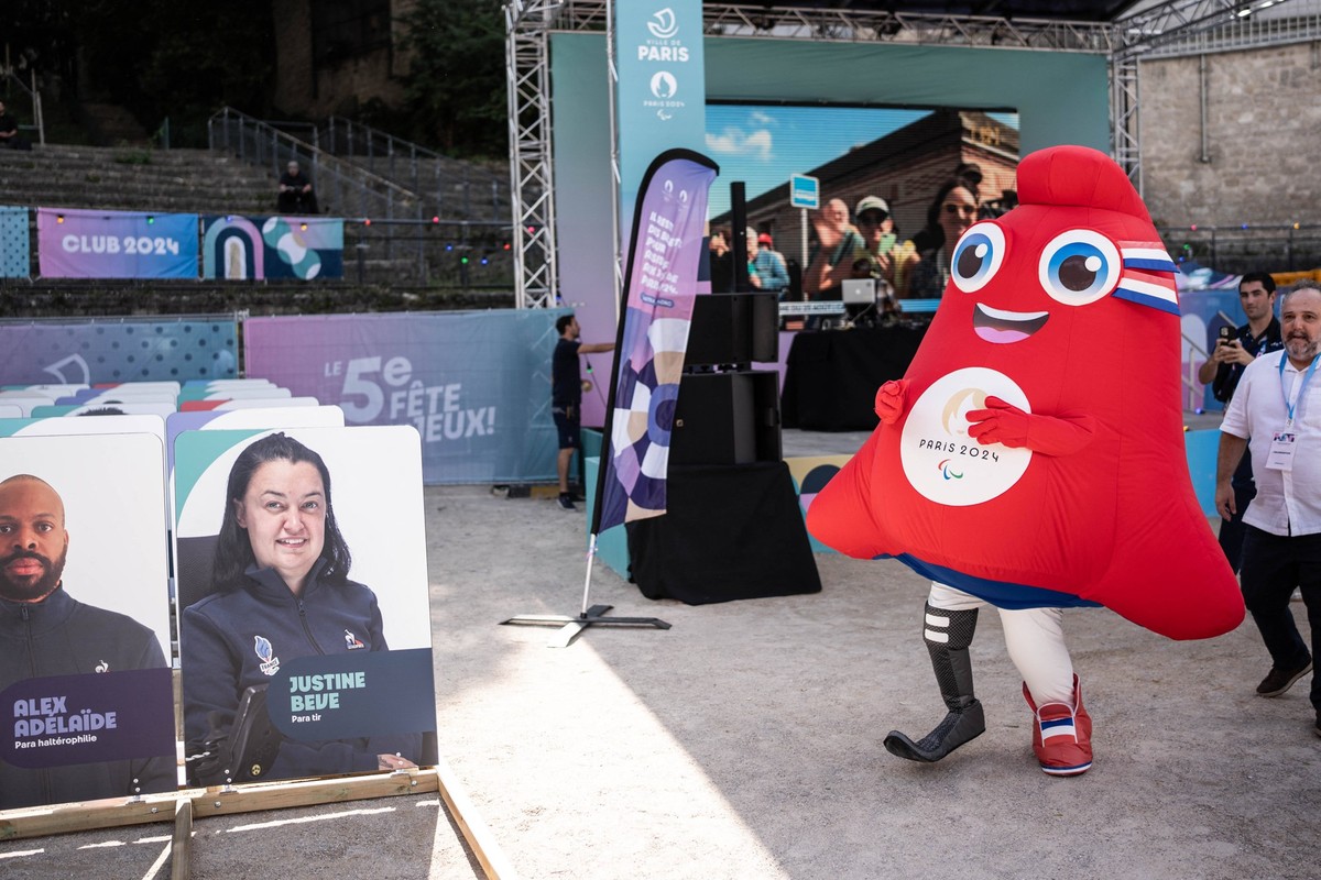 Paris 2024 Paralympics Mascot The Phryges Paris 2024 Olympics and Paralympics mascots The Phryges presented at the Lutece square in Paris, France on August 25, 2024, ahead of the opening of the Paris  ...