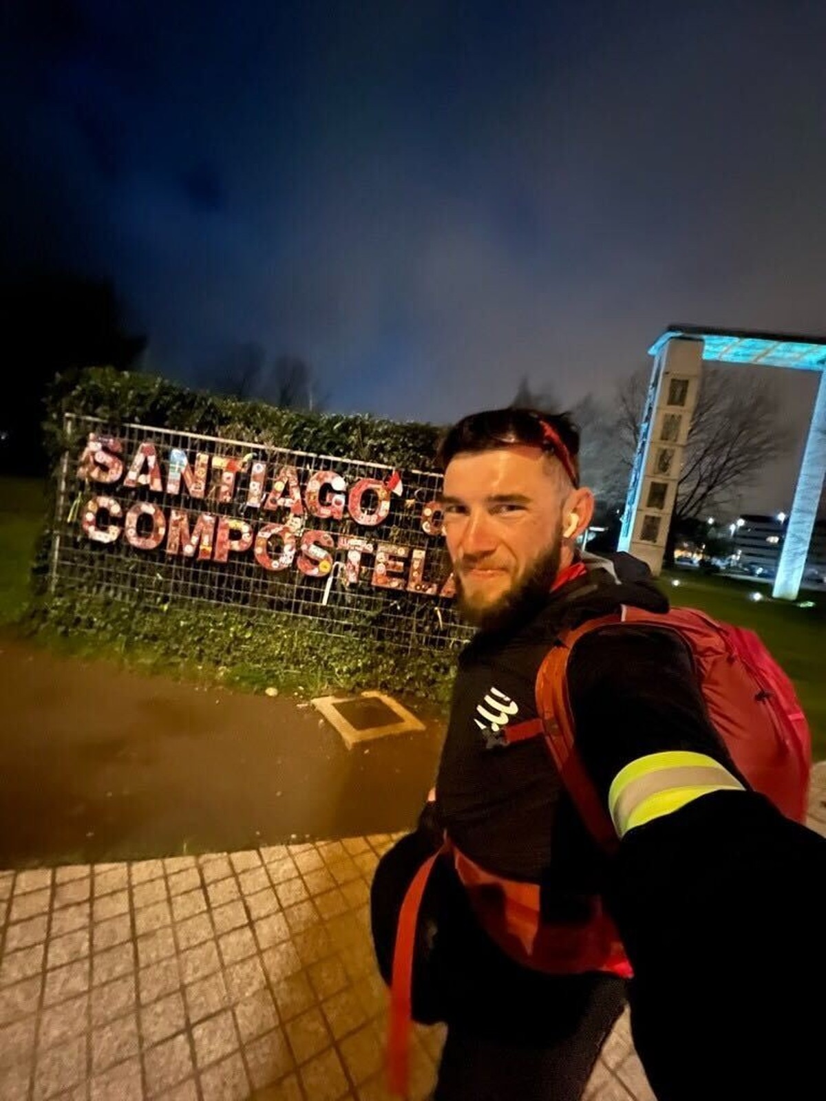 Erschöpft, aber zufrieden erreichte Dmytro nach zwölf Tagen Santiago de Compostela.