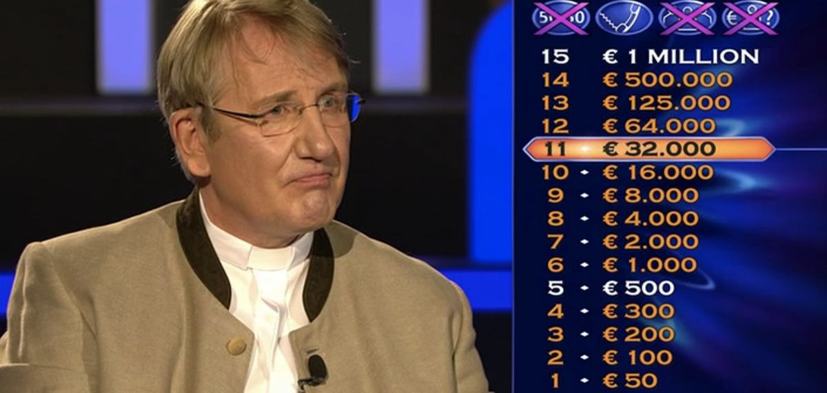 Martin Fohl stellte sich der Herausforderung "Wer wird Millionär?".
