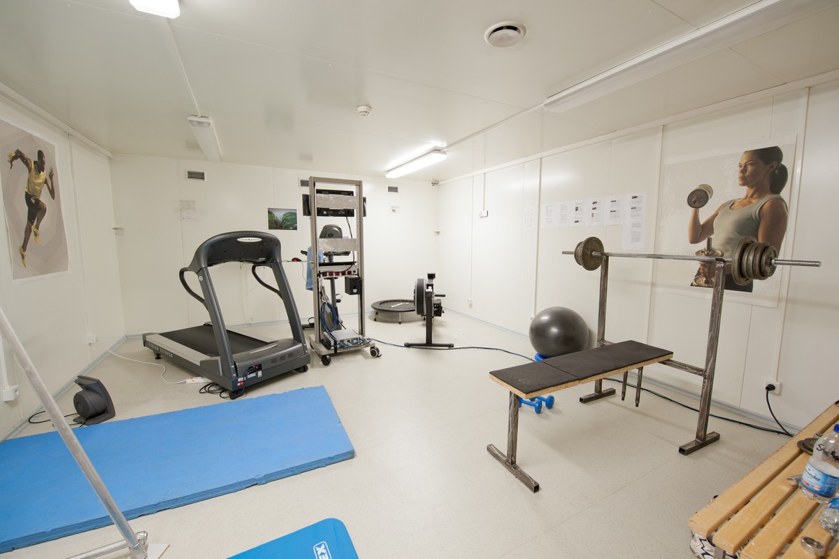 U1 - Sportraum der deutschen Antarktis-Forschungsstation Neumayer-Station III